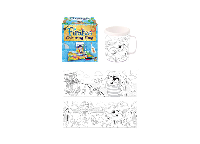 Piratenbecher, Farbwechsel, 2 Designs, Kinderfreundlich, Magischer Kaffeebecher TK Gruppe® Grosshandel 