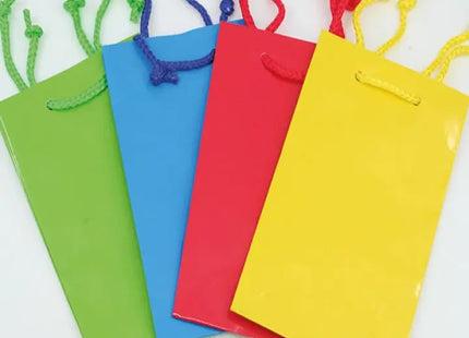 Plain Lacquer Geschenktüte 23x18x10cm 4-farbig sortiert TK Gruppe® Grosshandel 
