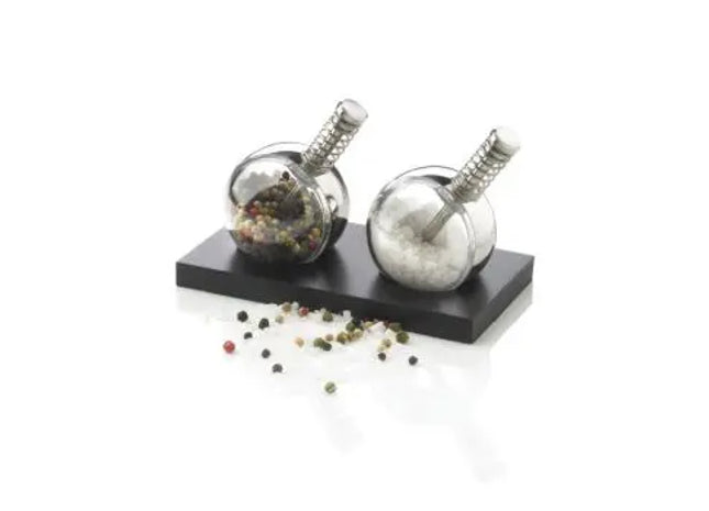 Planet Salz- & Pfeffer-Set in Schwarz – Modern & Elegant TK Gruppe® Grosshandel 