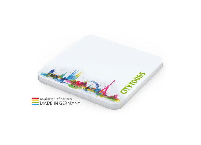 Plus-Round-Haftnotizen 66 x 66, personalisierbar inkl. 4C-Druck TK Gruppe® Grosshandel 