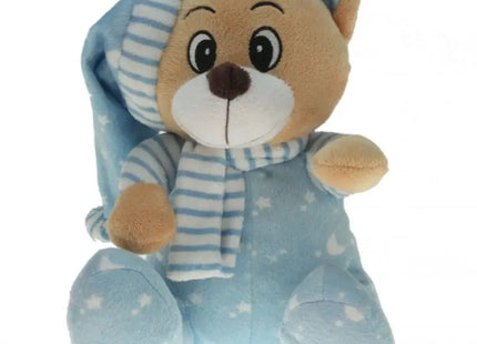 Plüsch Bär im blauen Pyjama "Gute Nacht" 15cm TK Gruppe® Grosshandel 