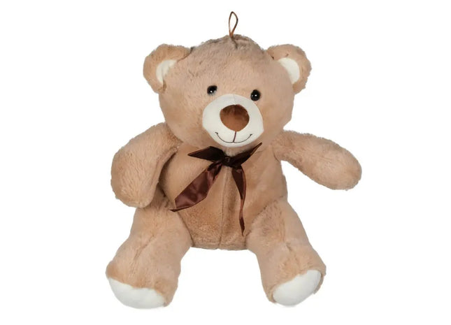 Plüsch-Bär mit Schleife "Bert", hellbraun, 40 cm TK Gruppe® Grosshandel 