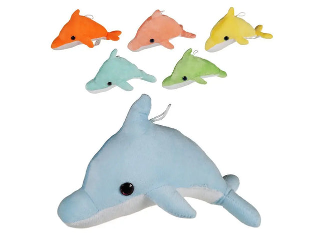 Plüsch-Delfin "Denise", 24 cm, mit Glitzeraugen TK Gruppe® Grosshandel 