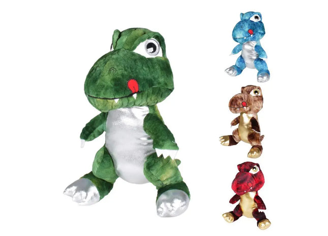 Plüsch-Dino namens "Metallo Donatello", 25 cm groß TK Gruppe® Grosshandel 