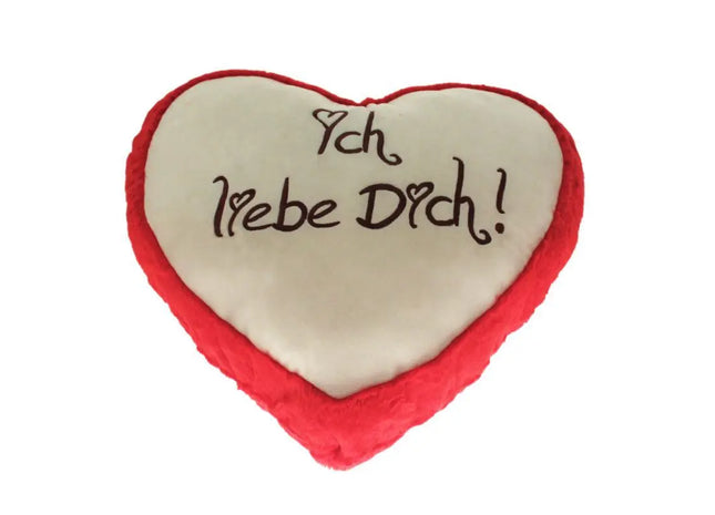 Plüsch Herz Rote Liebesherzen, 50 cm TK Gruppe® Grosshandel 