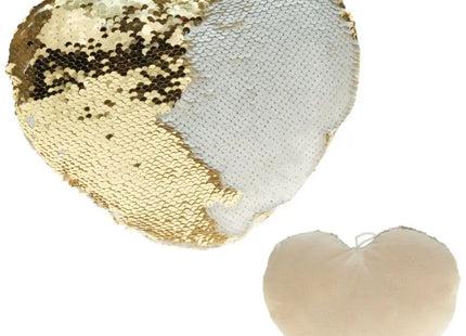 Plüsch-Herz „Goldi“ mit Pailletten, 20 cm TK Gruppe® Grosshandel 