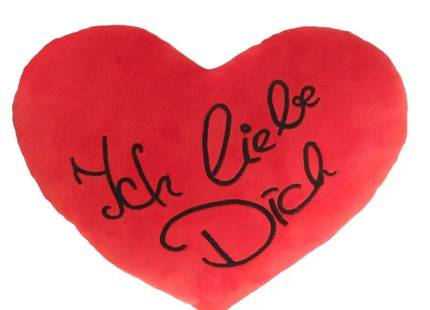 Plüsch-Herz "Ich liebe Dich" in Rot, 25 cm TK Gruppe® Grosshandel 