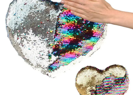 Plüsch-Herz mit Pailletten "Glamour", 40 cm TK Gruppe® Grosshandel 