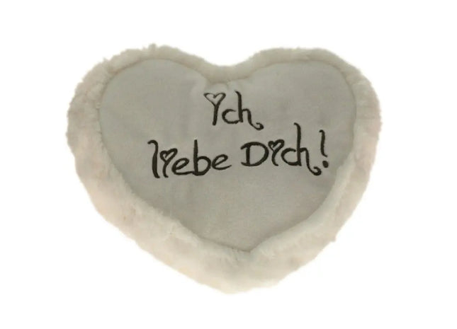 Plüsch Liebesherz in Creme, 50cm TK Gruppe® Grosshandel 