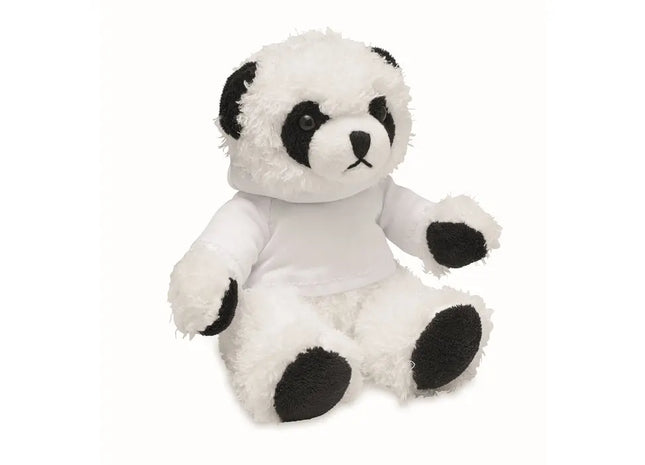 Plüsch-Panda PENNY in Weiß mit trendigem Hoody – Süßes Kuscheltier TK Gruppe® Grosshandel 