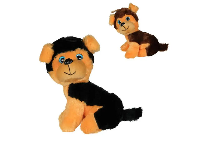 Plüsch Schäferhund namens Roxi, 19 cm groß TK Gruppe® Grosshandel 
