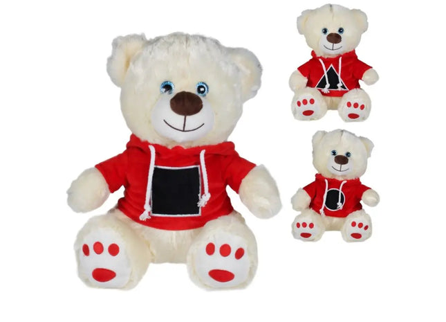Plüschbär „GEO“ mit Hoodie, 20 cm TK Gruppe® Grosshandel 