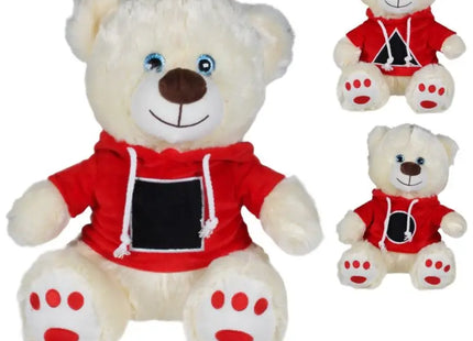 Plüschbär „GEO“ mit Hoodie, 40 cm TK Gruppe® Grosshandel 