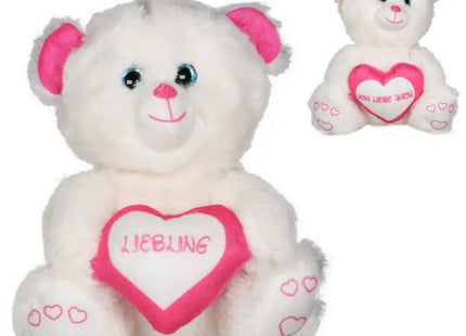 Plüschbär "Liebling" mit Herz, 18 cm TK Gruppe® Grosshandel 