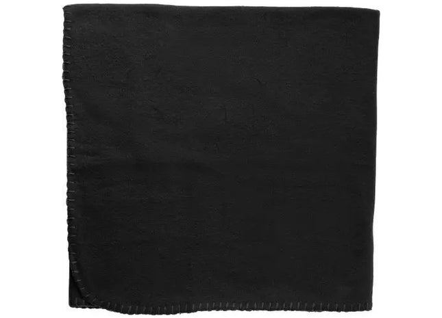 Plüschbär mit Fleecedecke Owen - Schwarzer Teddy mit kuscheliger Decke für Kinder TK Gruppe® Grosshandel 