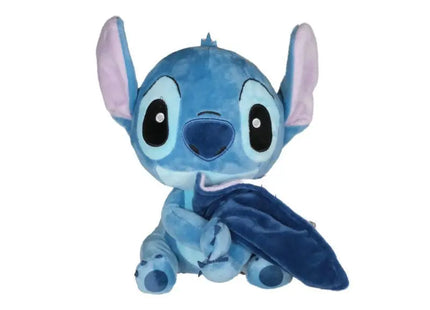 Plüschfigur von Disney's Stitch mit Kuscheltuch, 25 cm TK Gruppe® Grosshandel 