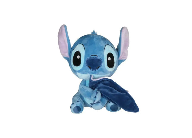 Plüschfigur von Disney's Stitch mit Kuscheltuch, 25 cm TK Gruppe® Grosshandel 