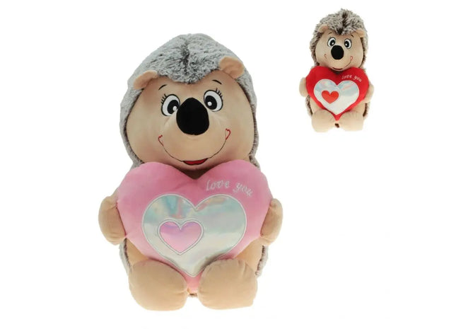 Plüschherz-Igel Isa, 22 cm TK Gruppe® Grosshandel 