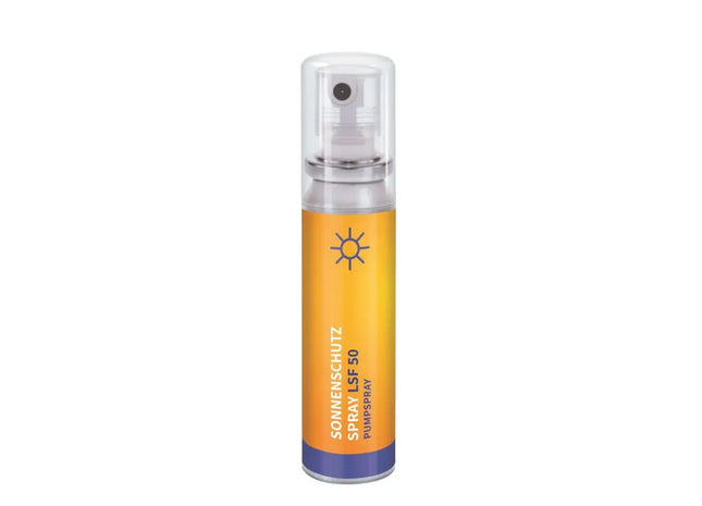 Pocket Spray Sonnenschutz LSF 50: Hoher Schutz, Praktisch – Body Label TK Gruppe® Grosshandel 