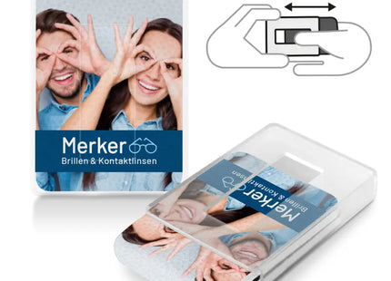 PocketCleaner Brillen- & Displayreiniger mit individuellem Digitaldruck TK Gruppe® Grosshandel 