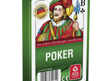 Poker und Black Jack Komplettset, 55 Blatt in eleganter Faltschachtel - Casino-Abend zu Hause TK Gruppe® Grosshandel 
