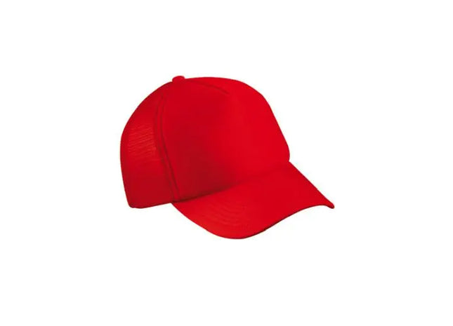 Polyester-Mesh-5-Panel-Cap - Atmungsaktives Accessoire für einen sportlichen Look TK Gruppe® Grosshandel 