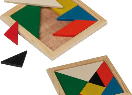 Porto Buntes Holzpuzzle - Faszinierendes Lernspielzeug für Kinder und Erwachsene TK Gruppe® Grosshandel 