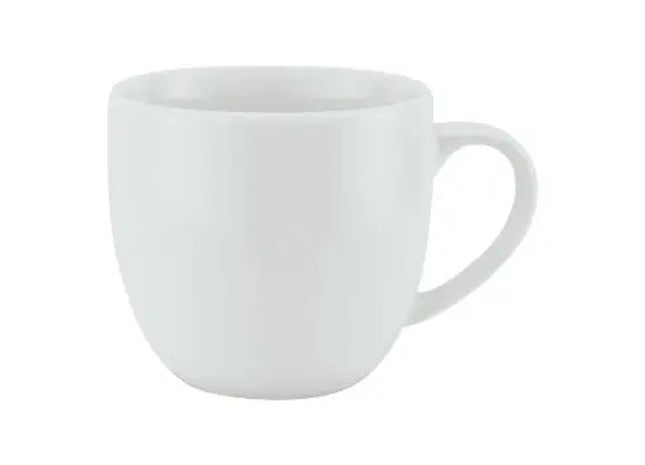 Porzellanbecher Denver L - 370 ml - Weiß, Hochwertiger Becher, Spülmaschinenfest, Elegantes Design TK Gruppe® Grosshandel 