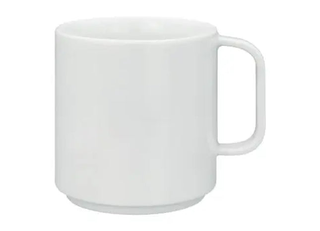 Porzellanbecher Hamburg - 250 ml - Weiß, Hochwertiger Becher, Spülmaschinenfest, Elegantes Design TK Gruppe® Grosshandel 