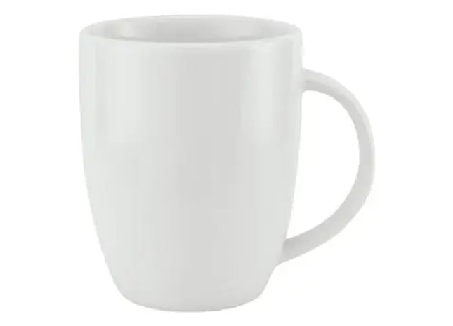 Porzellanbecher Rio, 260 ml - Weiß, Elegante Kaffeetasse, Spülmaschinenfest, Hochwertiges Trinkgefäß TK Gruppe® Grosshandel 