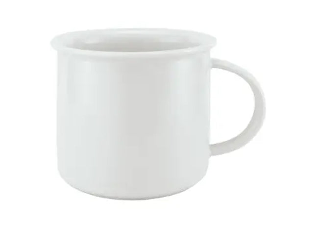 Porzellanbecher Wyk L - 390 ml - Weiß, Hochwertiger Becher, Spülmaschinenfest, Elegantes Design TK Gruppe® Grosshandel 