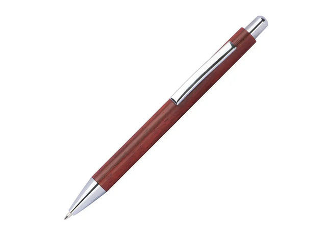 Posadas Holz Kugelschreiber, Braun, Hochwertiges Schreibutensil, Elegant & Robust TK Gruppe® Grosshandel 