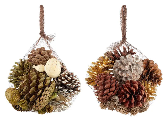 Potpourri Zapfen-Mix, 2er-Set, ca. 200 g - Duftende, dekorative Mischung TK Gruppe® Grosshandel 