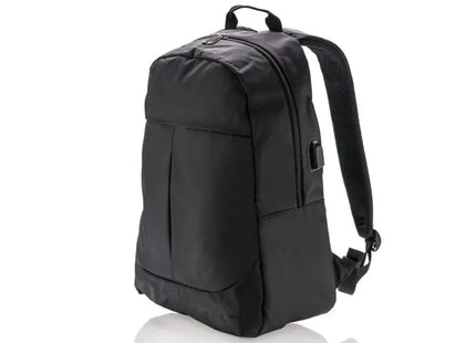 Power USB Laptop-Rucksack - Funktionell & Innovativ - Schwarz TK Gruppe® Grosshandel 