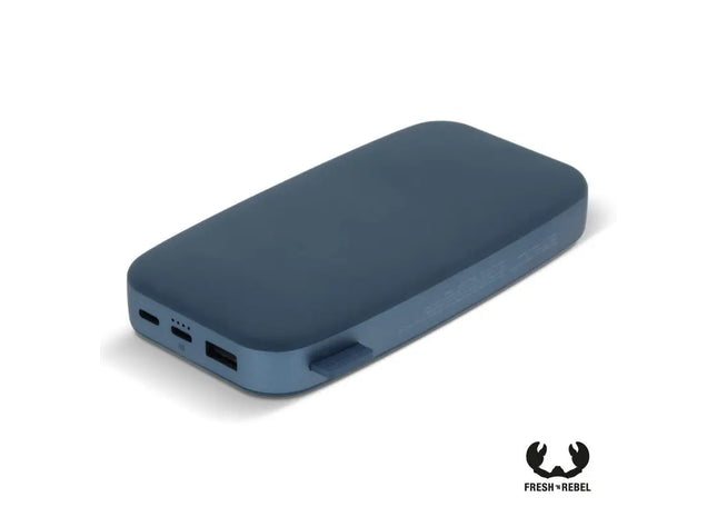 Powerbank 18.000mAh USB-C, Ultra-Schnellladung 20W - Tauchblau, Tragbarer Akku TK Gruppe® Grosshandel 
