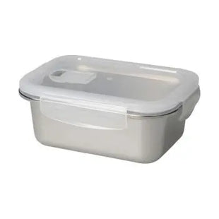 Praktische Aufbewahrungsbox Heat, 700ml - Silber & Transparent TK Gruppe® Grosshandel 