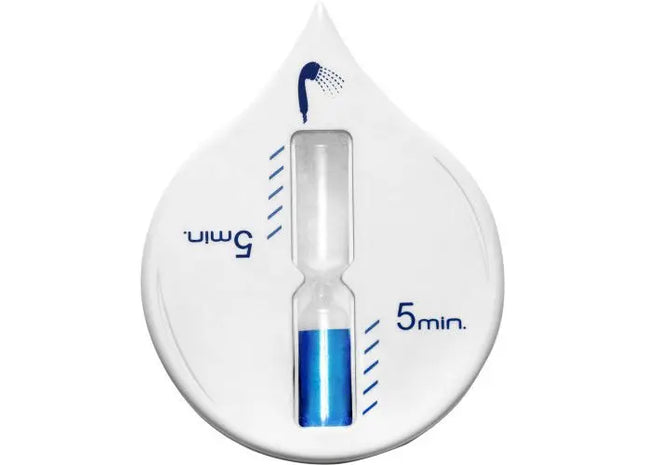 Praktische Duschuhr aus Kunststoff Alaya - Stilvolle Zeitkontrolle in Weiß TK Gruppe® Grosshandel 