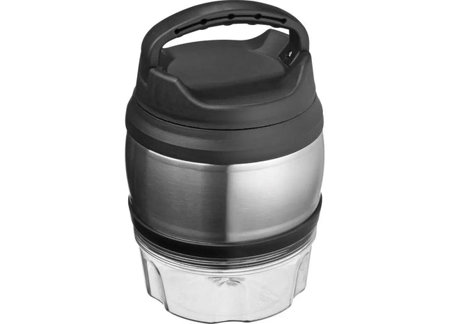 Praktische Lunch Box mit Henkel, 600 ml - Modernes Silbergrau TK Gruppe® Grosshandel 