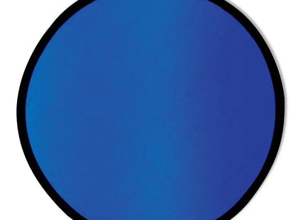 Praktische faltbare Wurfscheibe in leuchtendem Blau - Ideal für unterwegs TK Gruppe® Grosshandel 