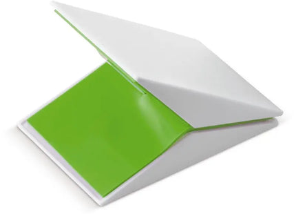 Praktischer Click-Clack Memo-Clip Magnet - Weiß & Hellgrün, Stark TK Gruppe® Grosshandel 