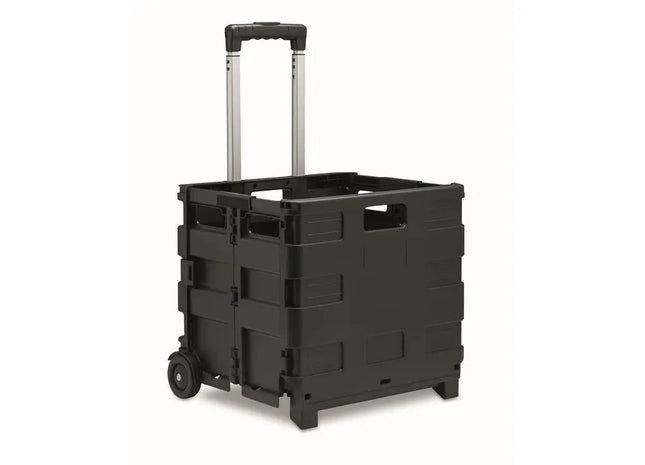 Praktischer Shopping Trolley CARRO - Einkaufstrolley mit robustem Design in Schwarz TK Gruppe® Grosshandel 