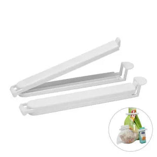 Praktischer Tütenverschluss Maxi - Weiß, 12 cm langer Verschluss für Frische TK Gruppe® Grosshandel 