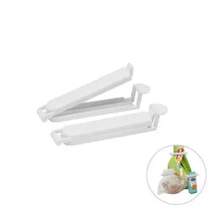 Praktischer Tütenverschluss Midi - Weiß, 8,5 cm langer Verschluss für Frische TK Gruppe® Grosshandel 
