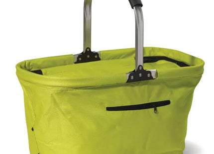 Praktischer, faltbarer Kühl-Einkaufskorb in lebhaftem Grün TK Gruppe® Grosshandel 