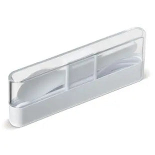 Praktisches Weißes Lunchbesteck-Set mit Box: Ideal für Unterwegs TK Gruppe® Grosshandel 