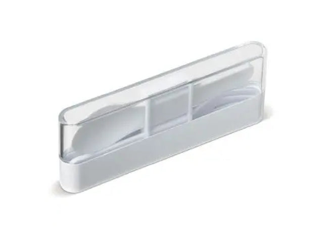 Praktisches Weißes Lunchbesteck-Set mit Box: Ideal für Unterwegs TK Gruppe® Grosshandel 