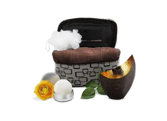Prall gefüllte Wellness-Tasche – Entspannung unterwegs TK Gruppe® Grosshandel 