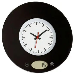 Präzise Küchenwaage TIME - Schwarz, Digitalwaage für genaue Messungen TK Gruppe® Grosshandel 