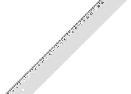 Präzises 30 cm Lineal in Weiß – Robust, Klar & Vielseitig einsetzbar TK Gruppe® Grosshandel 