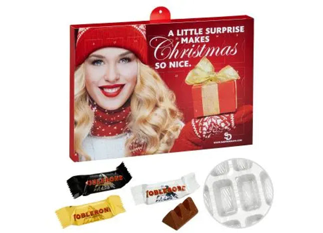 Premium Adventskalender mit Toblerone-Mix – Personalisiert für festliche Freude TK Gruppe® Grosshandel 